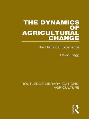 cover image of The Dynamics of Agricultural Change